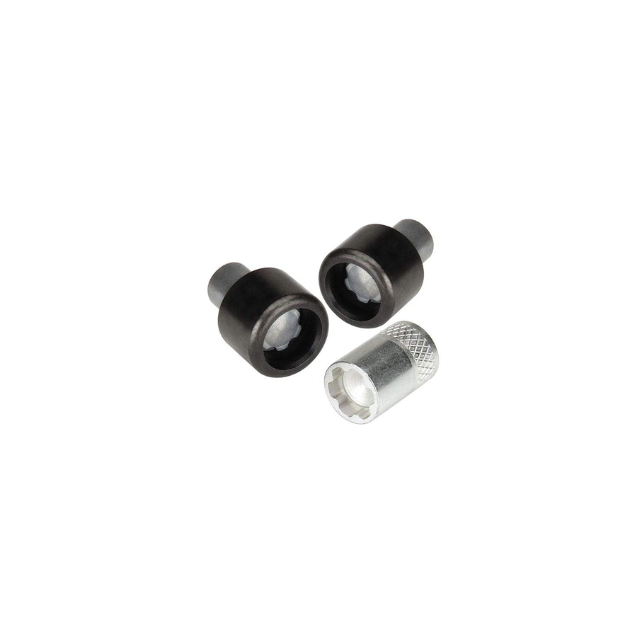 McGard 76057 2-Door Lock Set for Jeep Wrangler Black, (Set of 2), 2 Locks / 1 Key (M6 x 1.0 Thread Size)