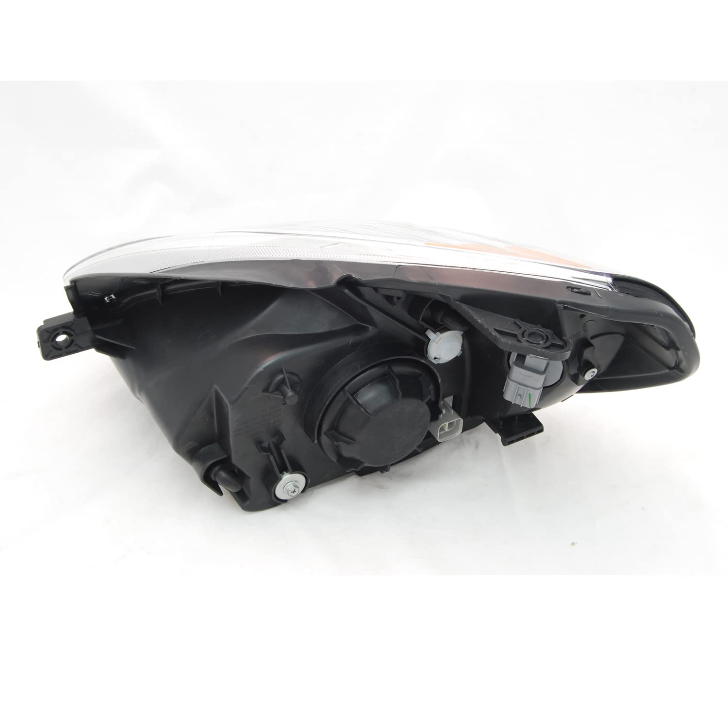 Right TYC Headlight Assembly Compatible with 2006-2011 Hyundai Accent