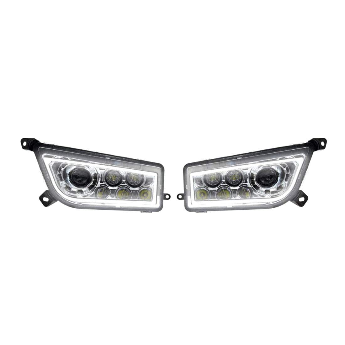 Polaris RZR Extreme LED Headlight - Metra Electronics LED DRL Halo (MPS-RZ1LEDH) Powersports Products
