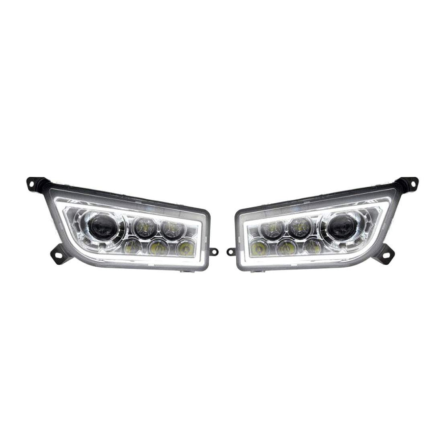 Polaris RZR Extreme LED Headlight - Metra Electronics LED DRL Halo (MPS-RZ1LEDH) Powersports Products