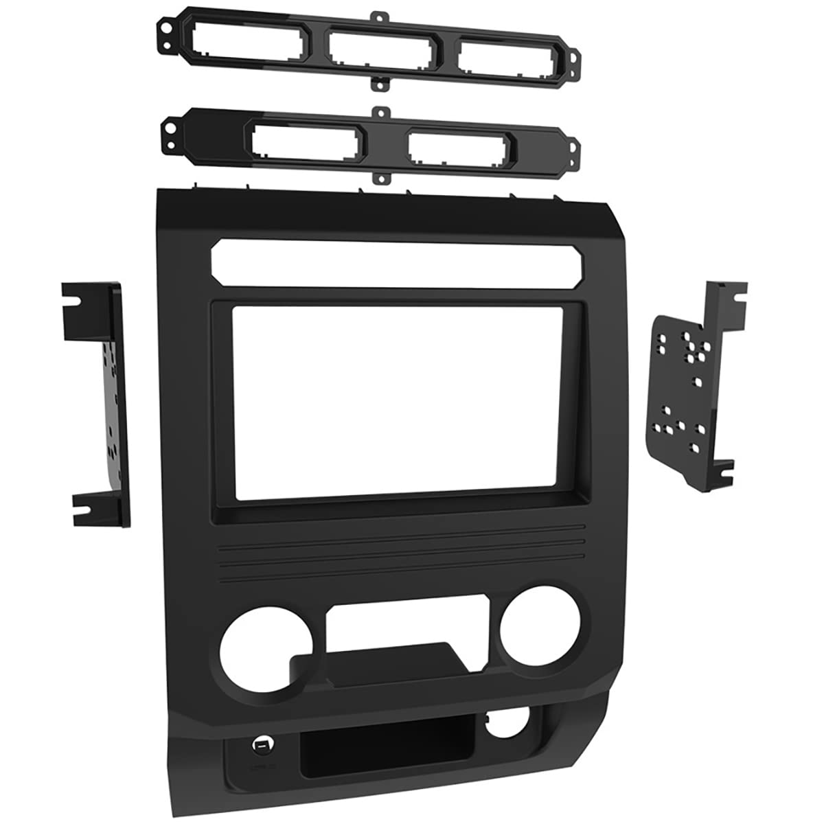 Metra Electronics Radio Install Kit 95-5850B Compatible with Ford F-250/350/450/550 XL 2017-2019, Black