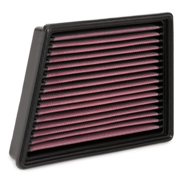 K&N Engine Air Filter: Replacement, Clean Every 75,000 Miles, Washable, Premium, Reusable Car Air Filter: Compatible 2017-2020 FORD (EcoSport, Fiesta, VII, Tourneo, Courier, Transit, Connect), 33-3117