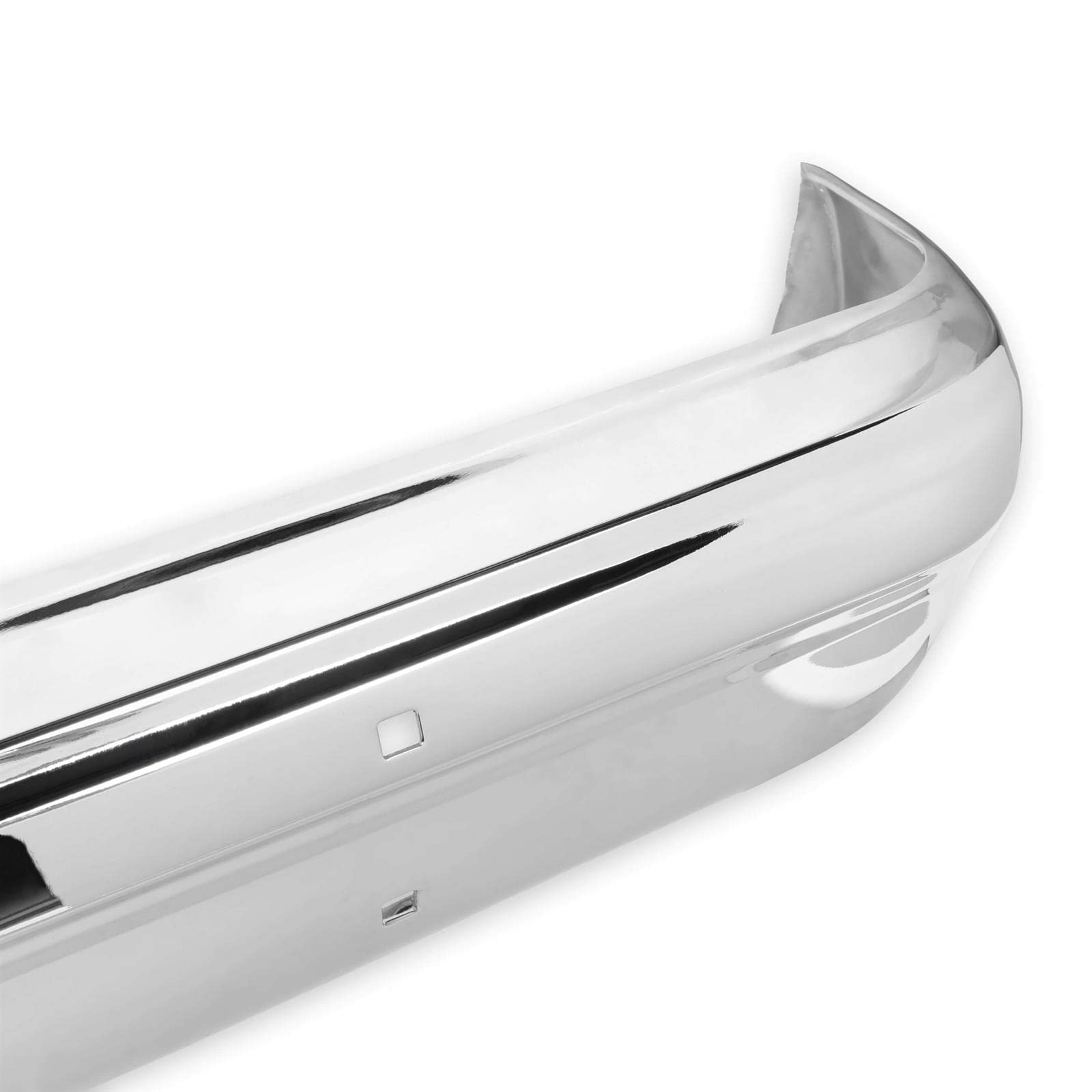 Premium Rear Bumper Brothers Trucks 04-121 w/o Impact Strip Holes Chrome