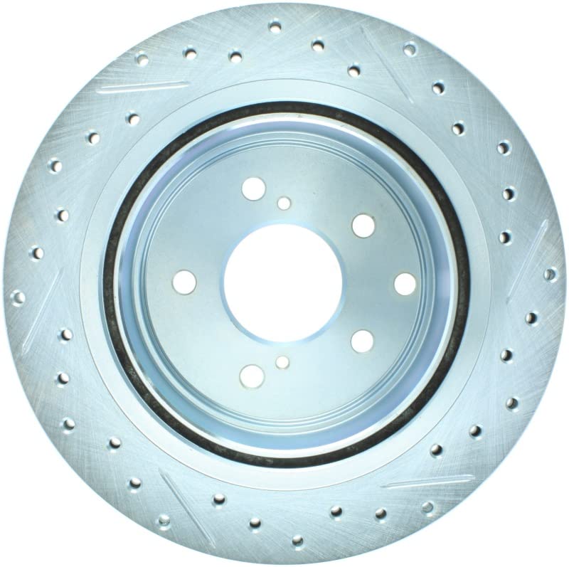 Right Stoptech 227.42047R Select Sport Drilled & Slotted Rotor