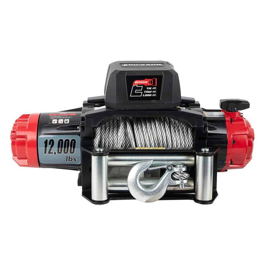 12-Volt DC Erickson 85 ft. 12000 lb. Electric Winch 06436