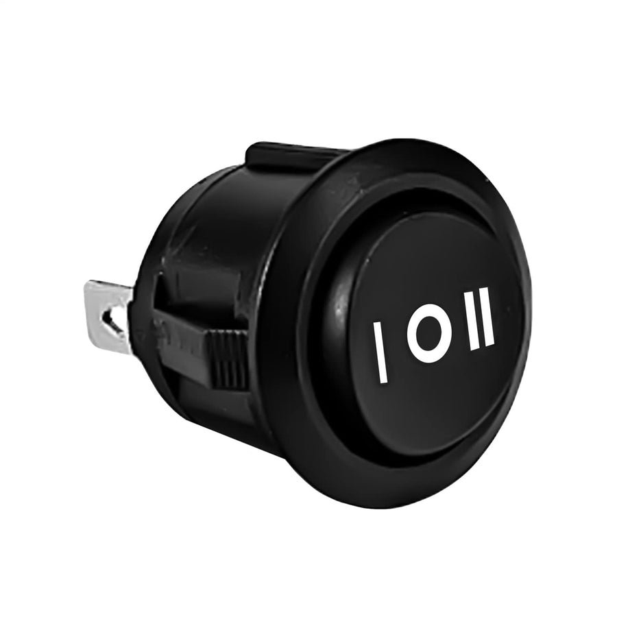 KC HiLites FLEX ERA KC Light Switch - 3-Position Rocker - Round - Black 3114