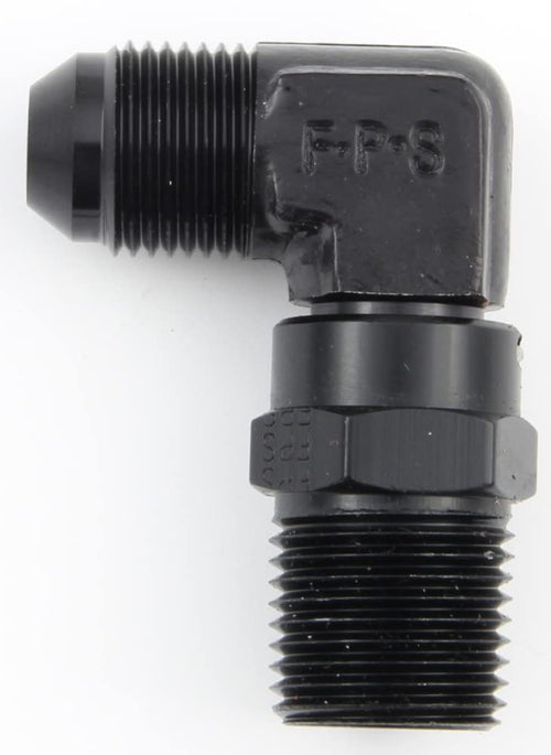 Fragola 499166-BL Performance Systems #6 X 3/8 Mpt 90 Degree Swivel Black