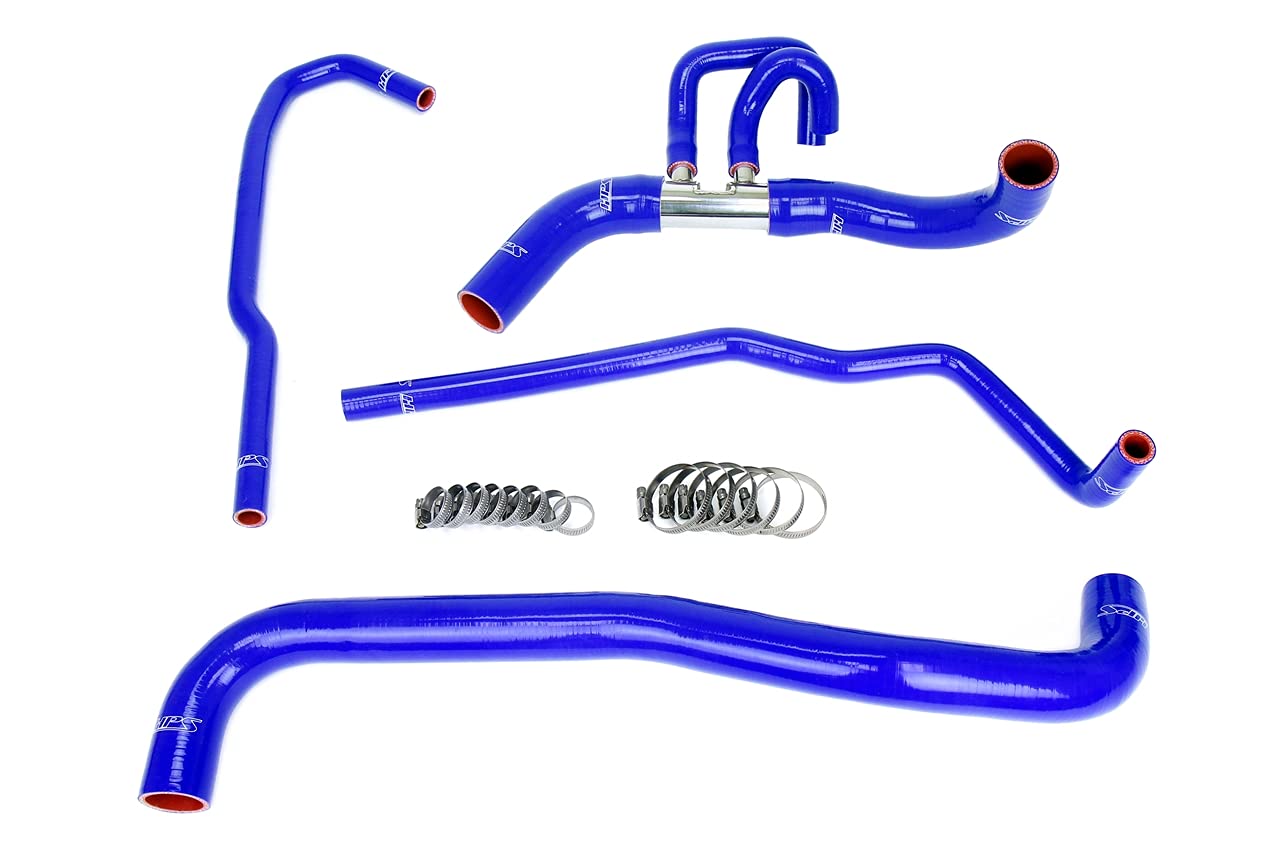 3-ply HPS Blue Reinforced Silicone Radiator Coolant Hose Kit 57-2090-BLUE