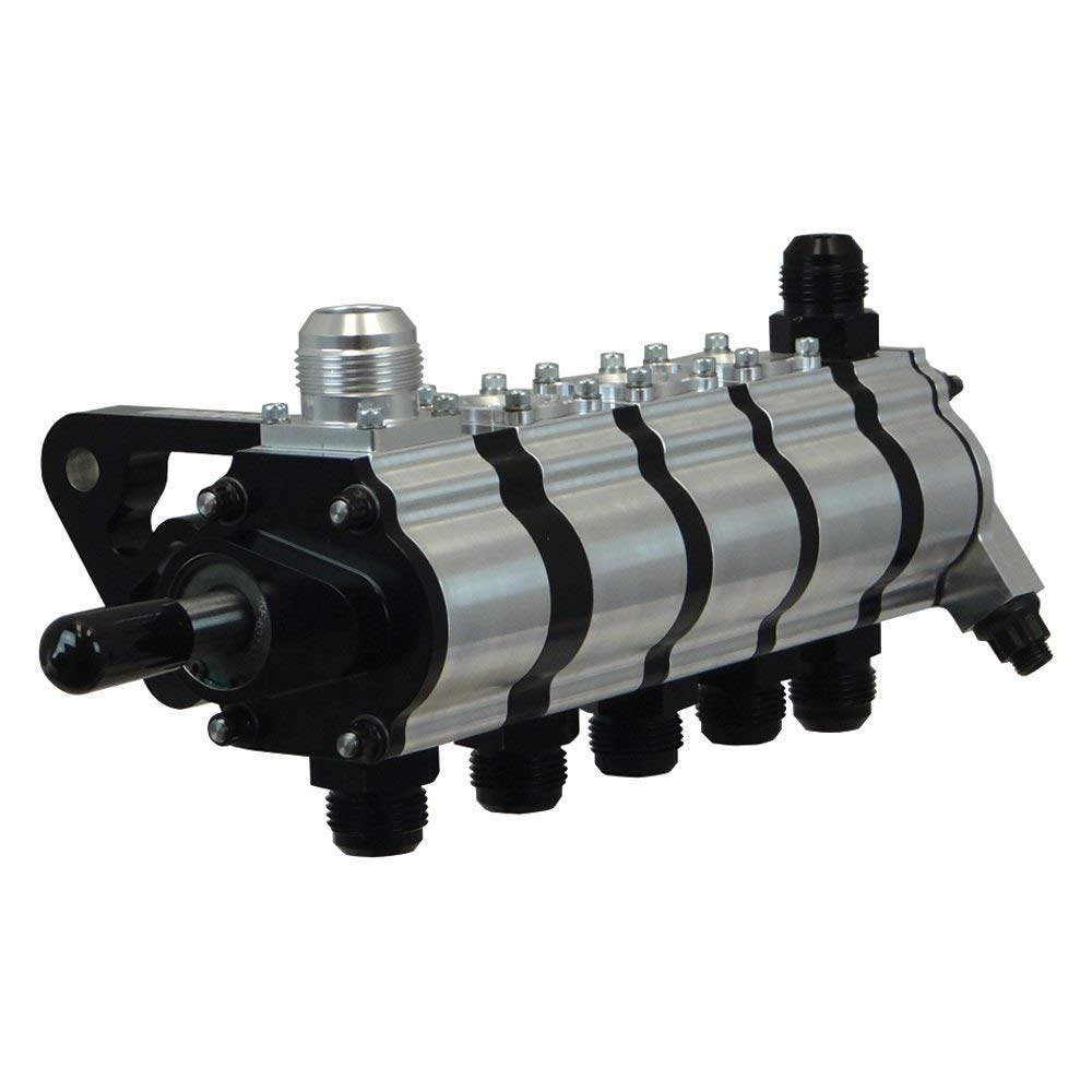 Moroso 5 Stage Tri Lobe Dry Sump Oil Pump w/Rear Fuel Pump Drive, Driver's Side Door Car Mount 22365