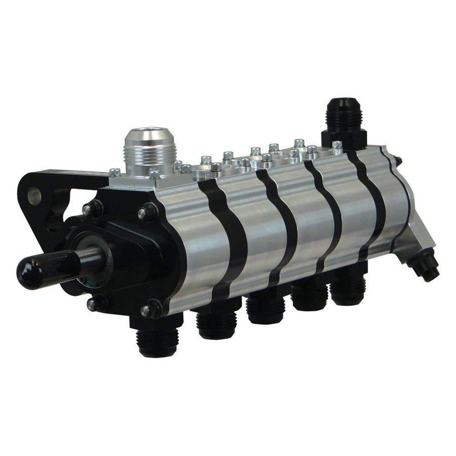 Moroso 5 Stage Tri Lobe Dry Sump Oil Pump w/Rear Fuel Pump Drive, Driver's Side Door Car Mount 22365