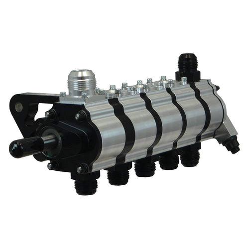 Moroso 5 Stage Tri Lobe Dry Sump Oil Pump w/Rear Fuel Pump Drive, Driver's Side Door Car Mount 22365