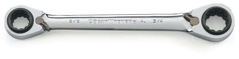 3 Pc. GEARWRENCH 12 Pt. QuadBox™ Reversible Ratcheting Wrench Set, SAE - 85204