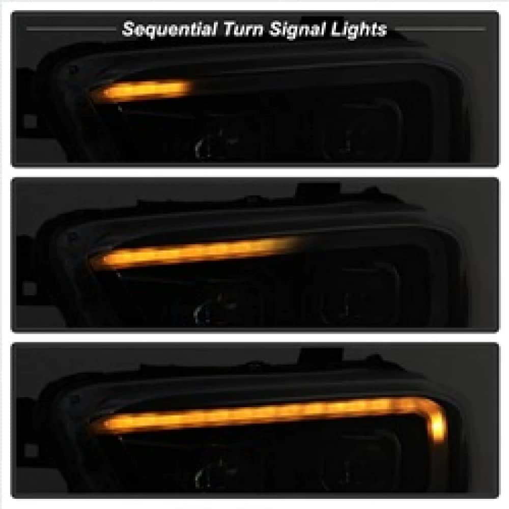 Spyder Projector Headlight Xtune PRO-JH-TTA16-LBDRL-BK, 1 Pack
