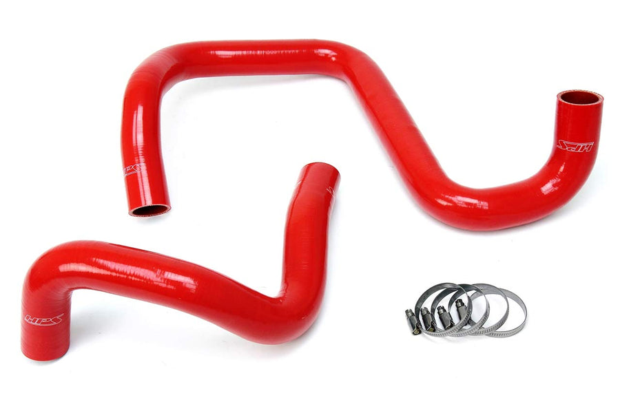 Red HPS 57-1285R-RED Silicone Radiator Coolant Hose Kit
