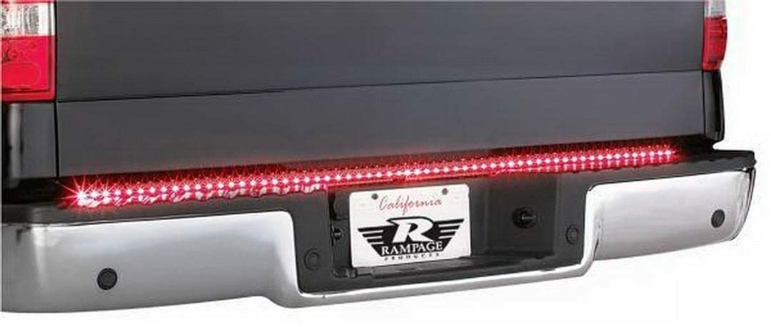 60" Rampage Products LED Tailgate Light Bar | Black, Superbrite 6 Function, Brake, Left/Right Turn Signals, Flasher/Running Lights, Reverse/Backup Lights | 960136 | Universal Fit