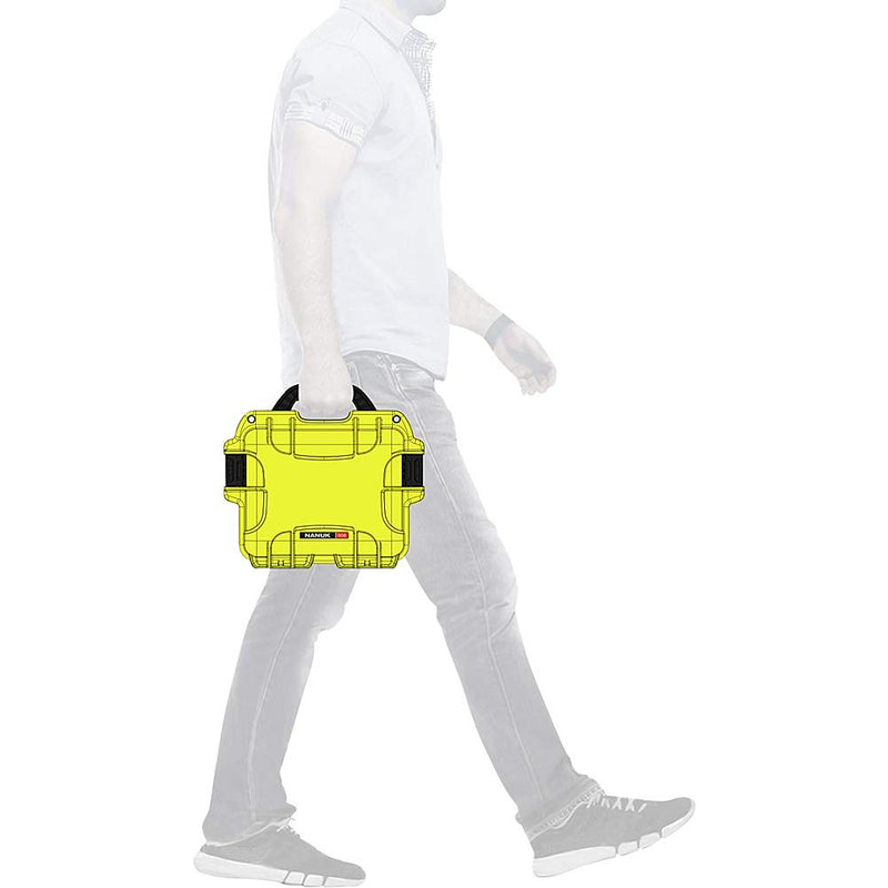 Waterproof Nanuk 908 Hard Case with Foam Insert - Orange