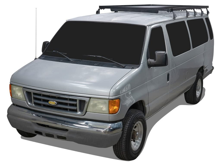 Slimline II Front Runner 3/4 Roof Rack Kit Compatible with Ford E150/E250/E350 Extended Cab (1992-2014)