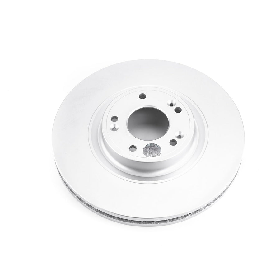 Power Stop Evolution Coated Front Brake Rotor JBR1375EVC For Hyundai Genesis 2009-2014 [Model Specific]