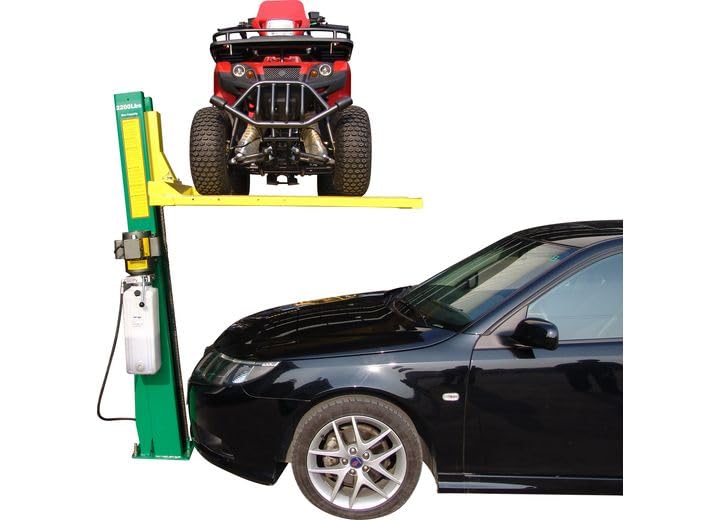 Single Column Tuxedo Distributors SC-2K Lawnmower Storage Lift - 2000 Lb Capacity