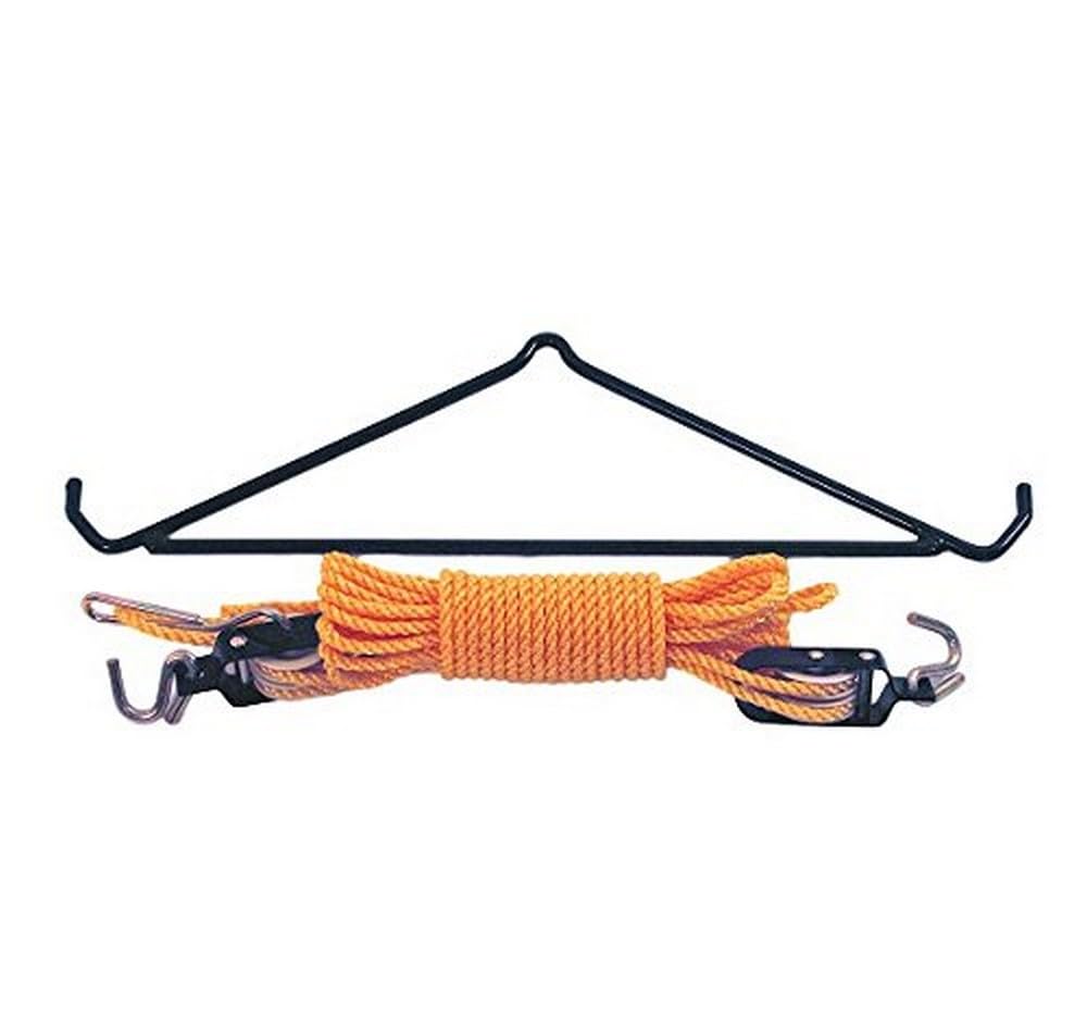 Gambrel Game RE786 Rivers Edge with Hoist, Perfect for Hanging Large Game, No Need to Tie Off, 22" Wide Gambrel, 3/8" Rod Stock