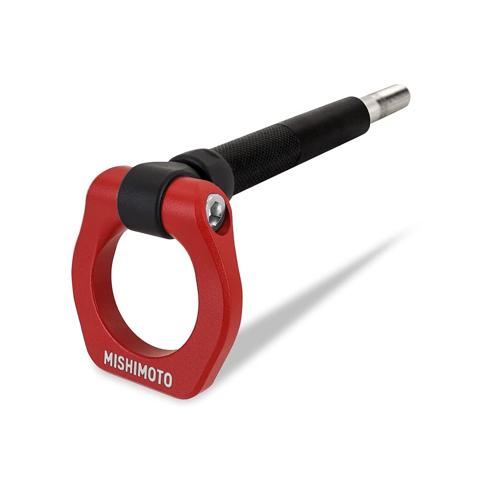 Mishimoto Tow Hook Racing, Front Compatible with Subaru WRX 2022+/Crosstrek 2018+, Red