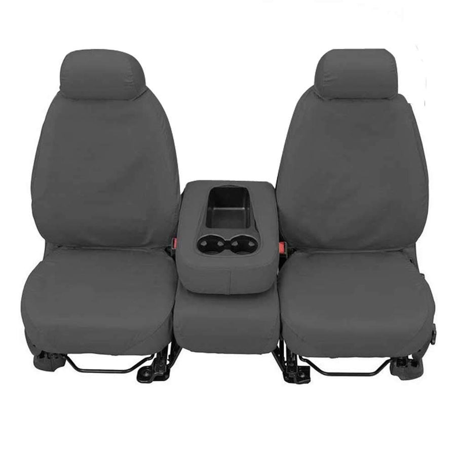 Covercraft Front Custom-Fit Bucket SeatSaver Seat Covers - Polycotton Fabric, Grey