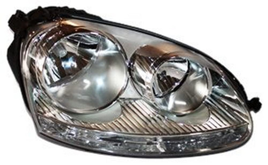 Right TYC Headlight Assembly Compatible with 2005-2010 Volkswagen Jetta