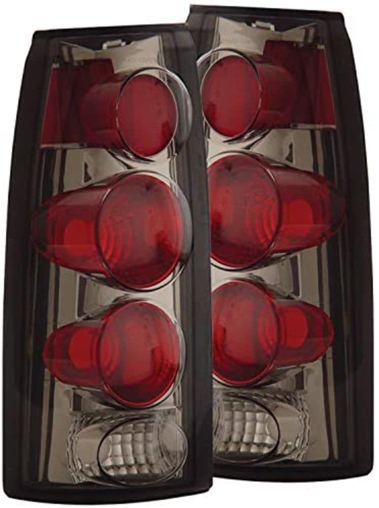 Chrome Euro Tail Light Set-Smoke Lens ANZO USA 211155