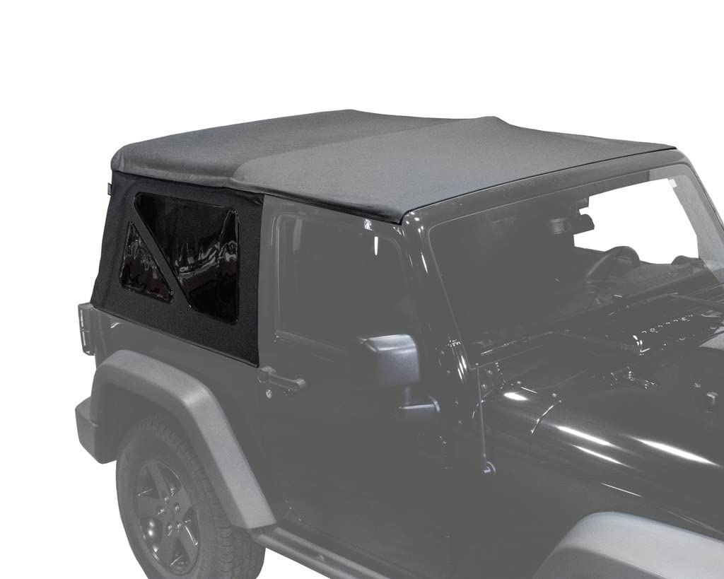 4WD King 14010535 EXT+ Replacement Soft Top - Black Diamond - JK 2 Door 2010-2018
