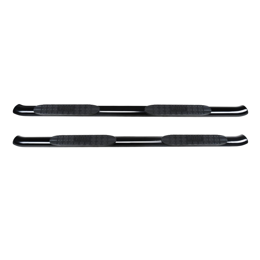 PRO TRAXX 4 Westin Oval Nerf Bars fits 2019-2025 Silverado Sierra 1500 2020-2025 Silverado Sierra 2500 3500 Crew Cab (Exc 2019 Silverado LD/Sierra 1500 Limited) Black Pair