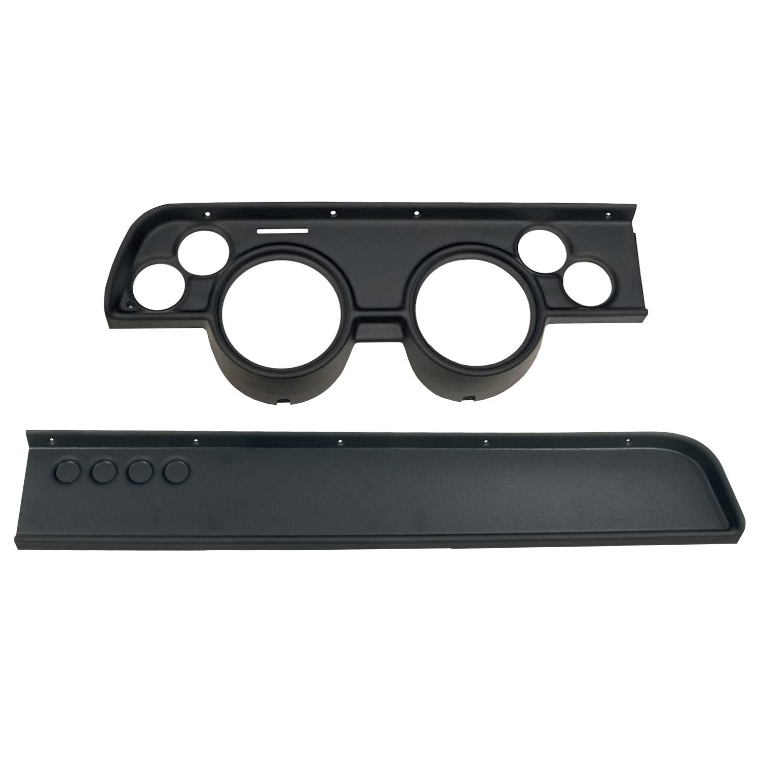 Gauge Panel Direct Fit Cougar 67-68 Black