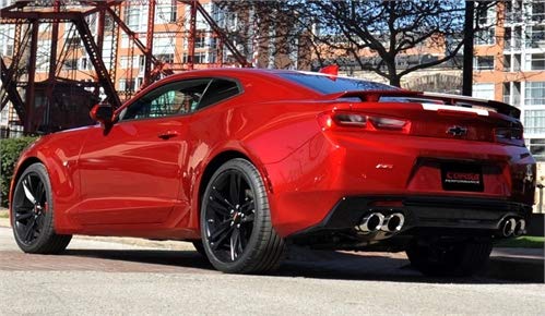 Xtreme Cat-Back Exhaust System Corsa Performance 14772 Dual Rear Exit 2.75 in. Dia. Incl. X-Pipe/Dual Mufflers/Dual Tail Pipes/Dual 4.0 in. Polished Pro-Series Tips