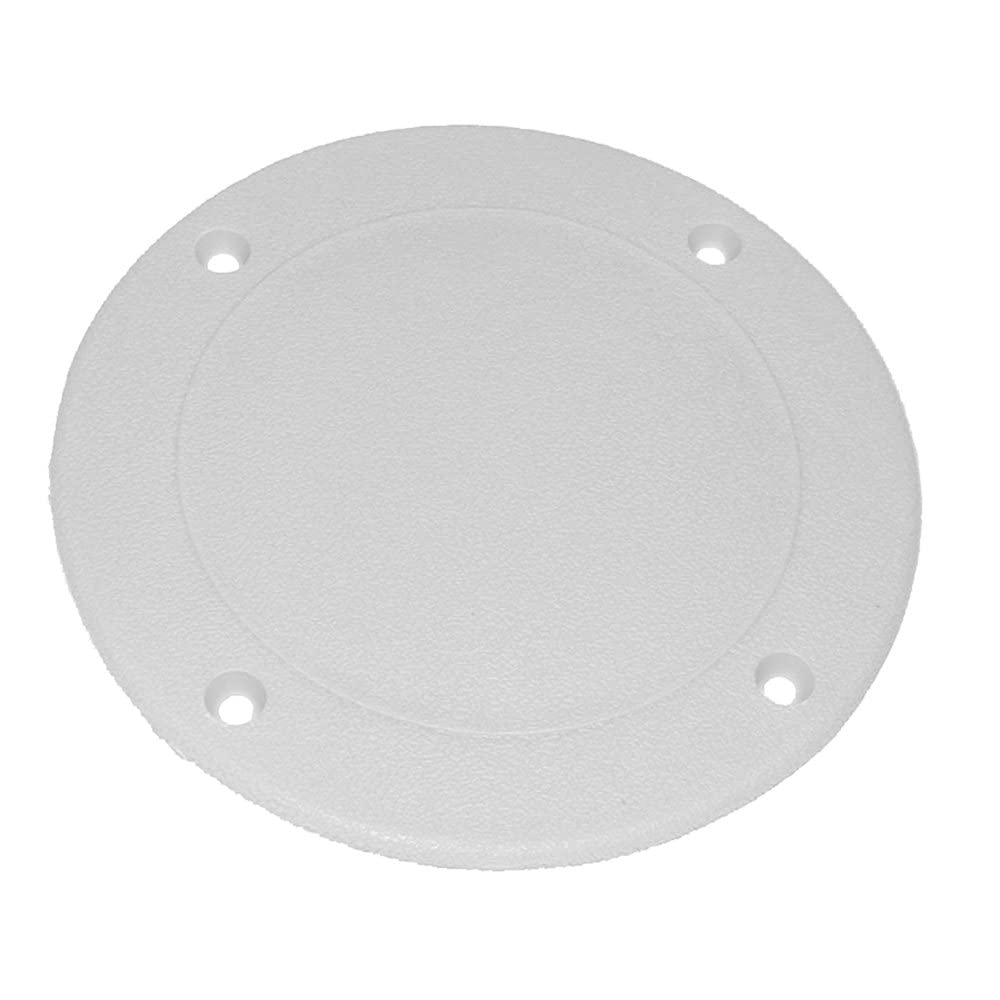 T. H. Marine Deck Plate SDP-2W-DP Screw Down - Off White, 8"