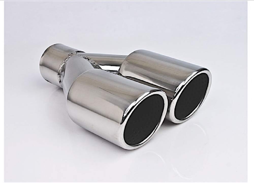 Dt-24103 Different Trends® 3.00in Dual Rolled Resonated Angle Ss EXHAUST® Tip 2.25in Id / 3.00inx6.25in Od