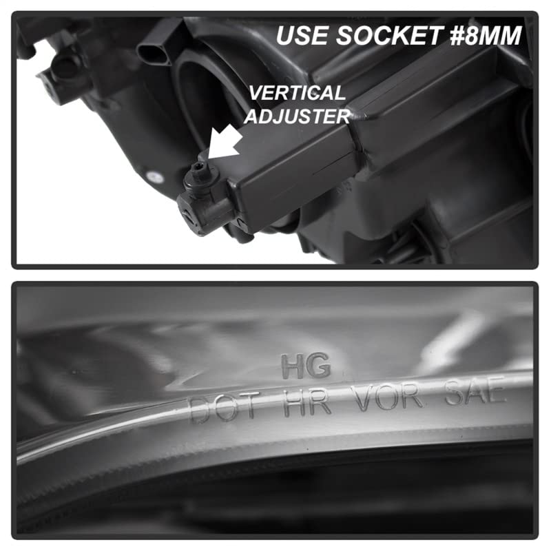 OEM Style Xtune Headlights (HD-JH-CHRTC08-OE-L) (OE)