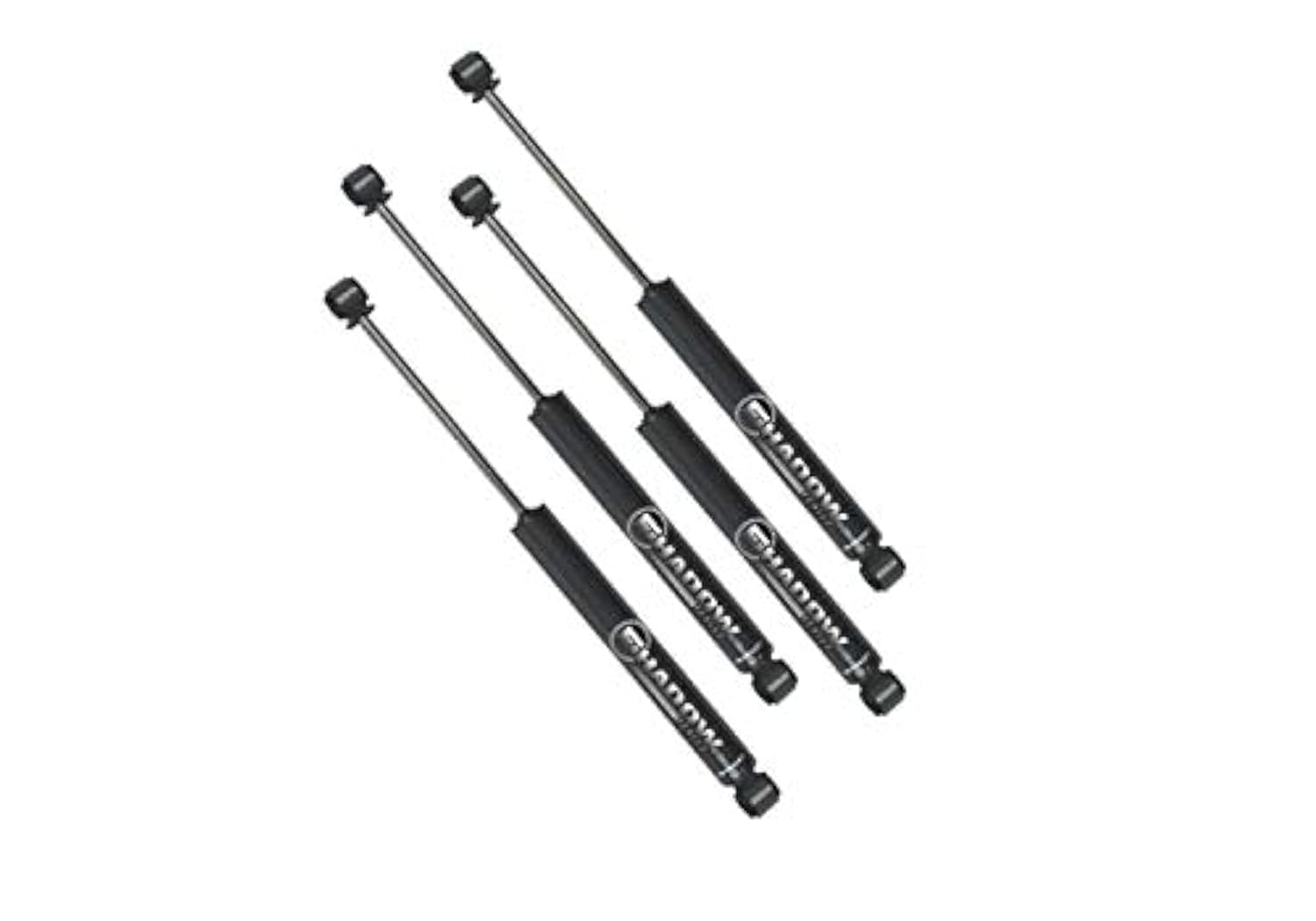 Superlift Suspension Lift Kit Shock Box for Jeep Wrangler TJ RealTruck | Front & Rear Shadow Series Shocks | 84015 | Fits 1997-2002 Jeep Wrangler TJ with 4" Lift