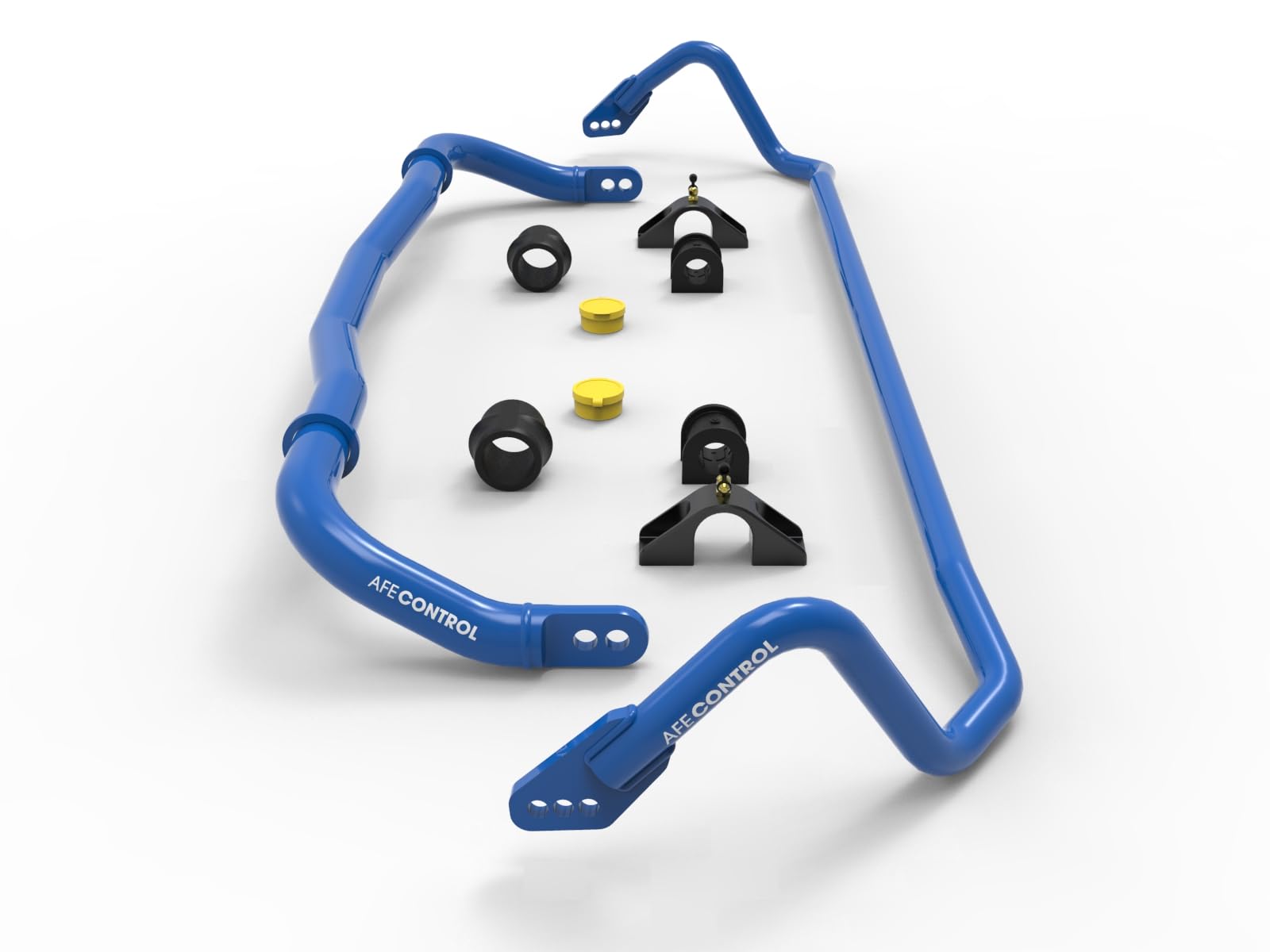 aFe Power Front and Rear CONTROL Sway Bar Set Blue Dodge Charger/Challenger 06-23 440-201001-L