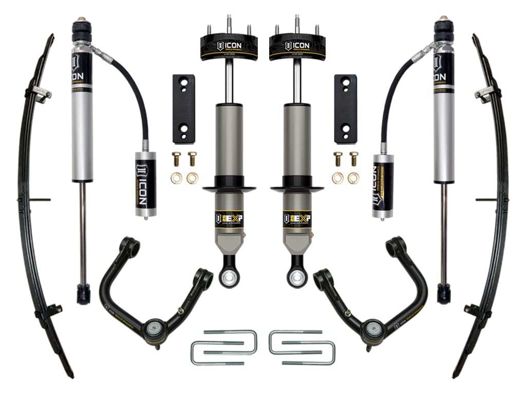 1-2" Lift ICON Stage 3 EXP Suspension System, Tubular, Compatible with 05-22 Tacoma, K53222T