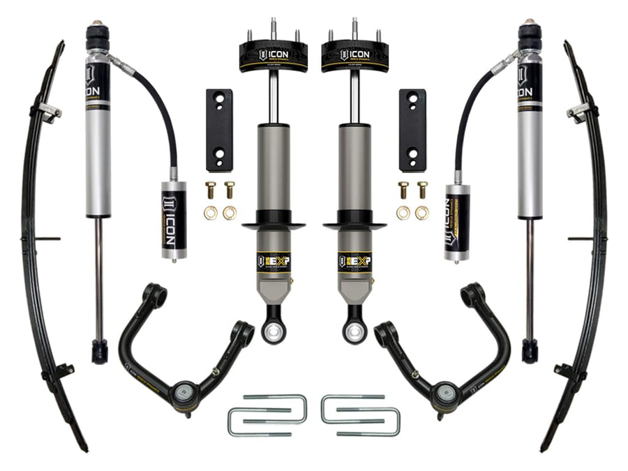 1-2" Lift ICON Stage 3 EXP Suspension System, Tubular, Compatible with 05-22 Tacoma, K53222T