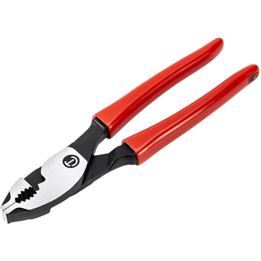 Z2 Crescent Dipped Handle Slip Joint Pliers - Plumbing, Home Improvement Hand Tool with Comfort Grip - 8" - HTZ28