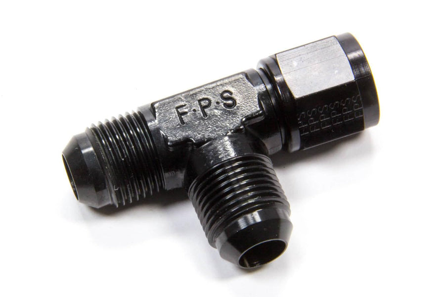Black -10AN T Female Swivel On Run Fragola