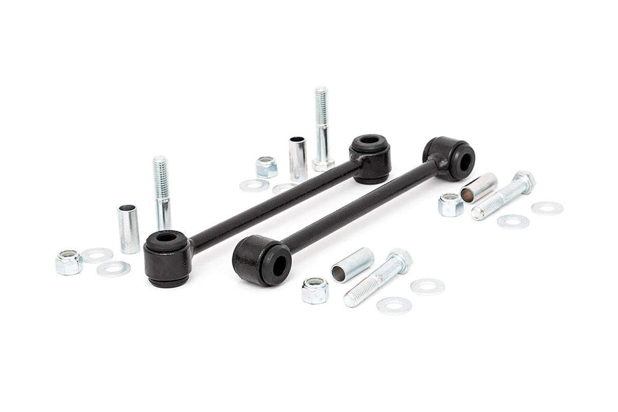 Rough Country Sway Bar Links Rear for 2007-2018 Jeep Wrangler JK | 2.5-4" - 1134