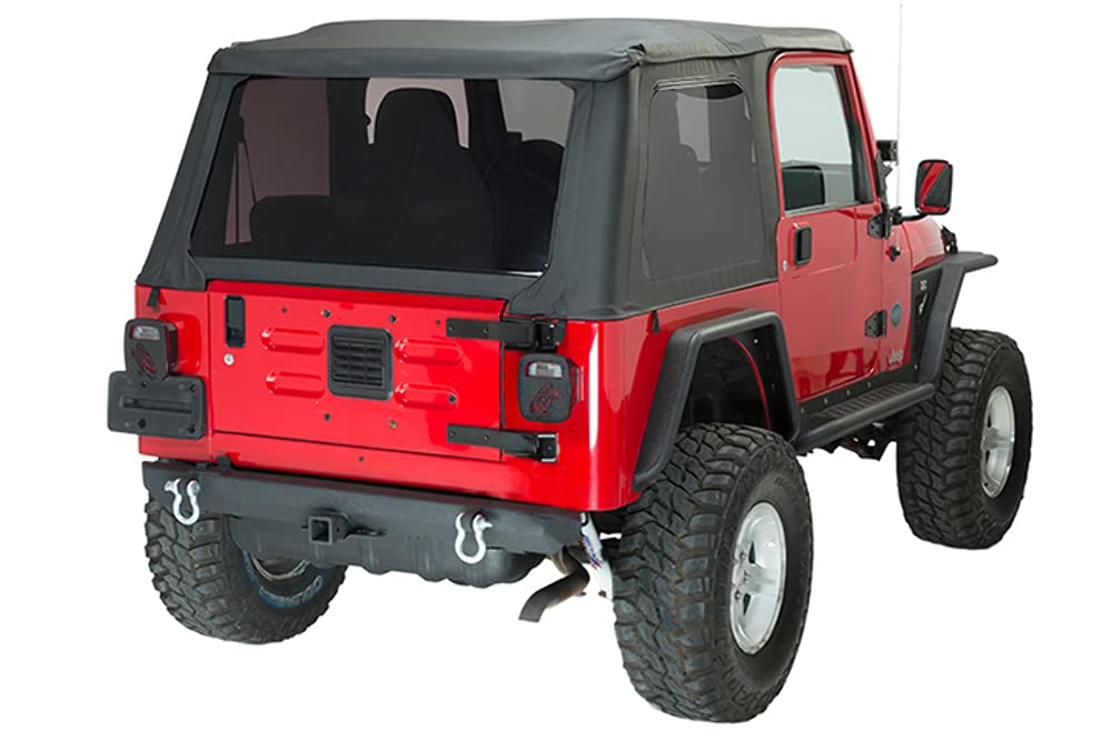 Kentrol/FB22217 Fishbone Offroad Rear Bumper Fits Jeep TJ , Black
