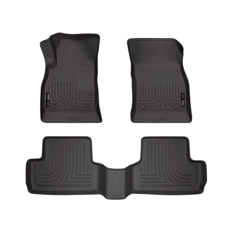 Husky Liners WeatherBeater 98171 Combination Front & 2ND Seat Floor Liners - (3