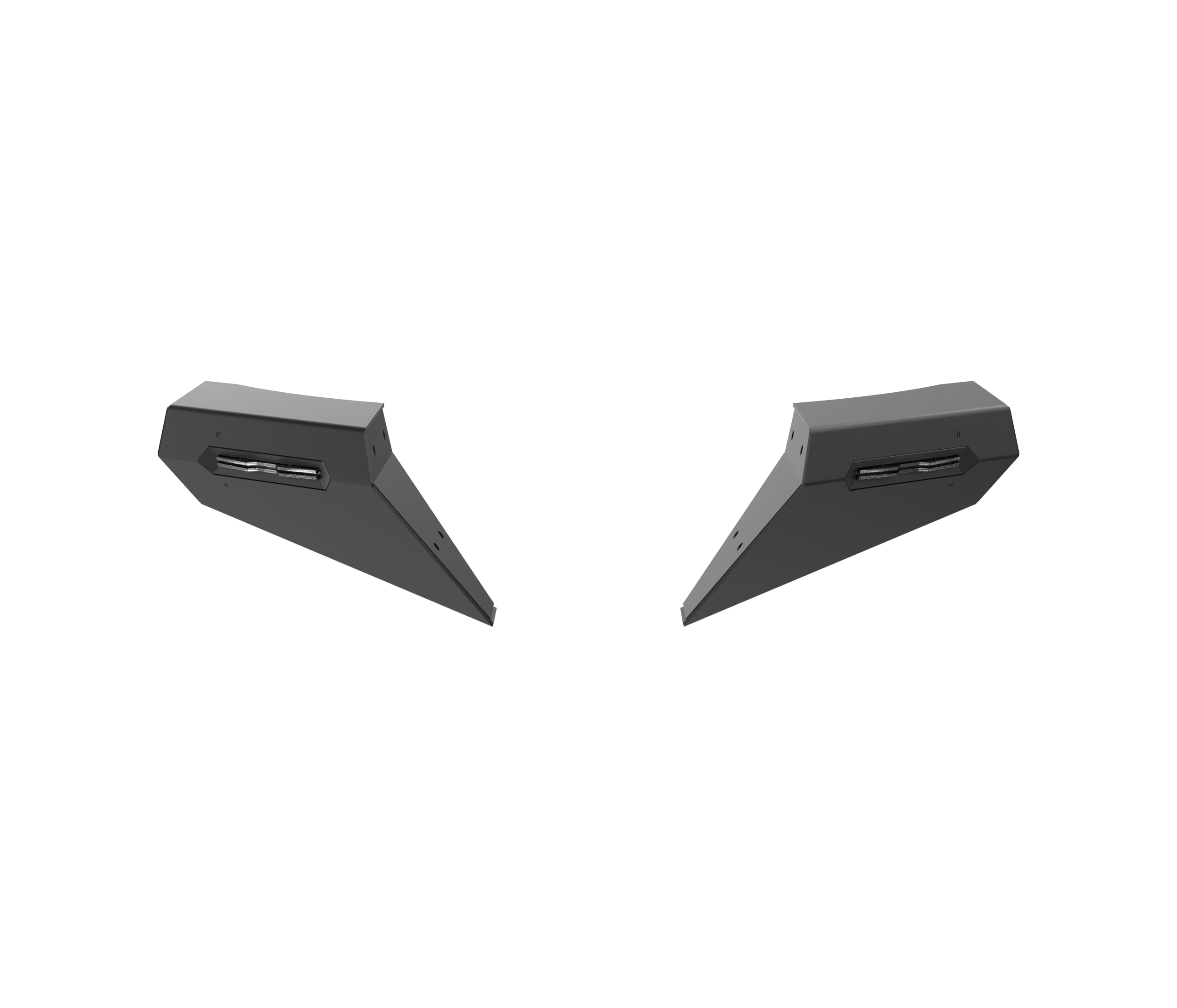 Attica4x4 Cobra Tek Front Bumper Modular Wings | Compatible with Ford Bronco (2021-2023) | Heavy-Duty Steel Construction | Textured Black Finish | Easy Installation | Sleek Angular Design