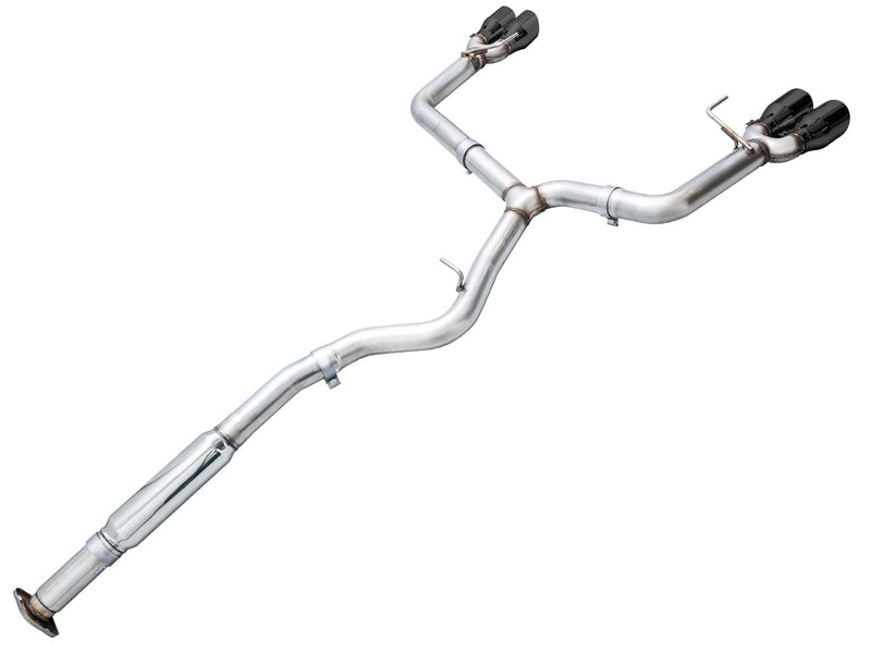 WRX Exhaust AWE Tuning - Stainless Steel, Black