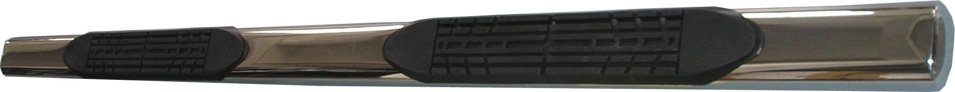 TrailFX Nerf Bars with Step Pads Toyota Tacoma Crew Cab Fits 2005-2011 and 2013-2023 Stainless Steel Polished 4-Inch Oval Tube Frame Body Mount TrailFX 2950522051