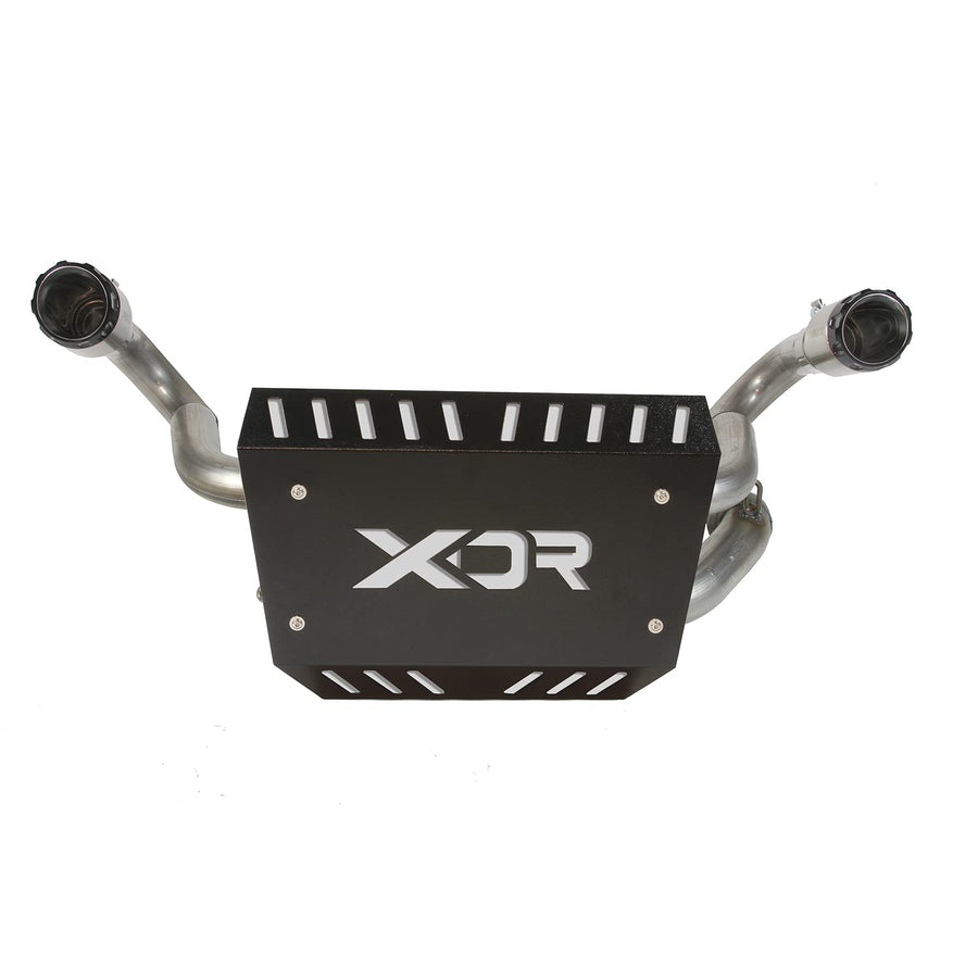 UTV Slip-On Muffler System XDR 7512 409 Stainless Steel Compatible with 2014 Polaris RZR XP 1000
