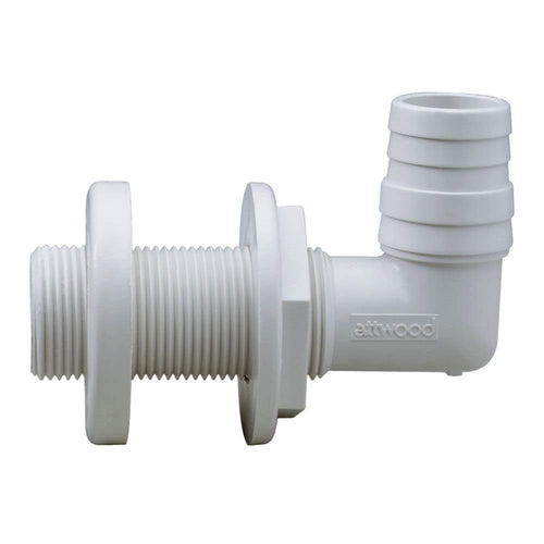 Thru-Hull Connector attwood 3879-3 -1-1/4 in., White