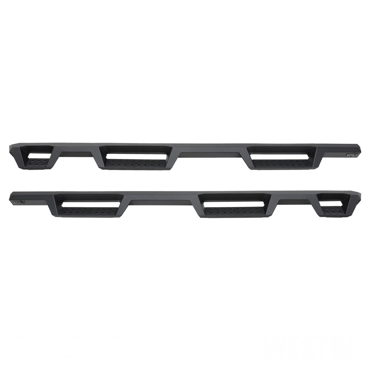 Westin HDX 56-534695 Drop Wheel to Wheel Nerf Bars fits 2019-2025 Silverado Sierra 1500 Crew Cab 6'5" Bed (Exc 2019 Silverado LD/Sierra 1500 Limited) Textured Black Pair